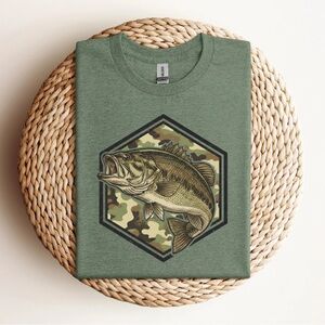 Bass Fish Camo T-Shirt